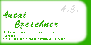 antal czeichner business card
